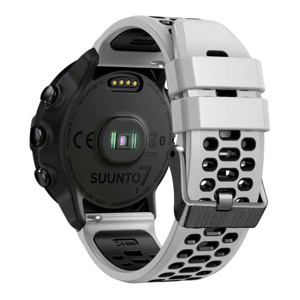 Coros Nomad Sport Buckle Strap (White/Black)
