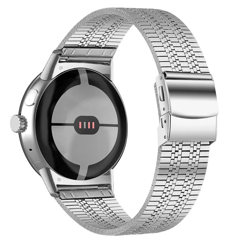 Google Pixel Watch 5 - 45mm roestvrij stalen band (zilver)