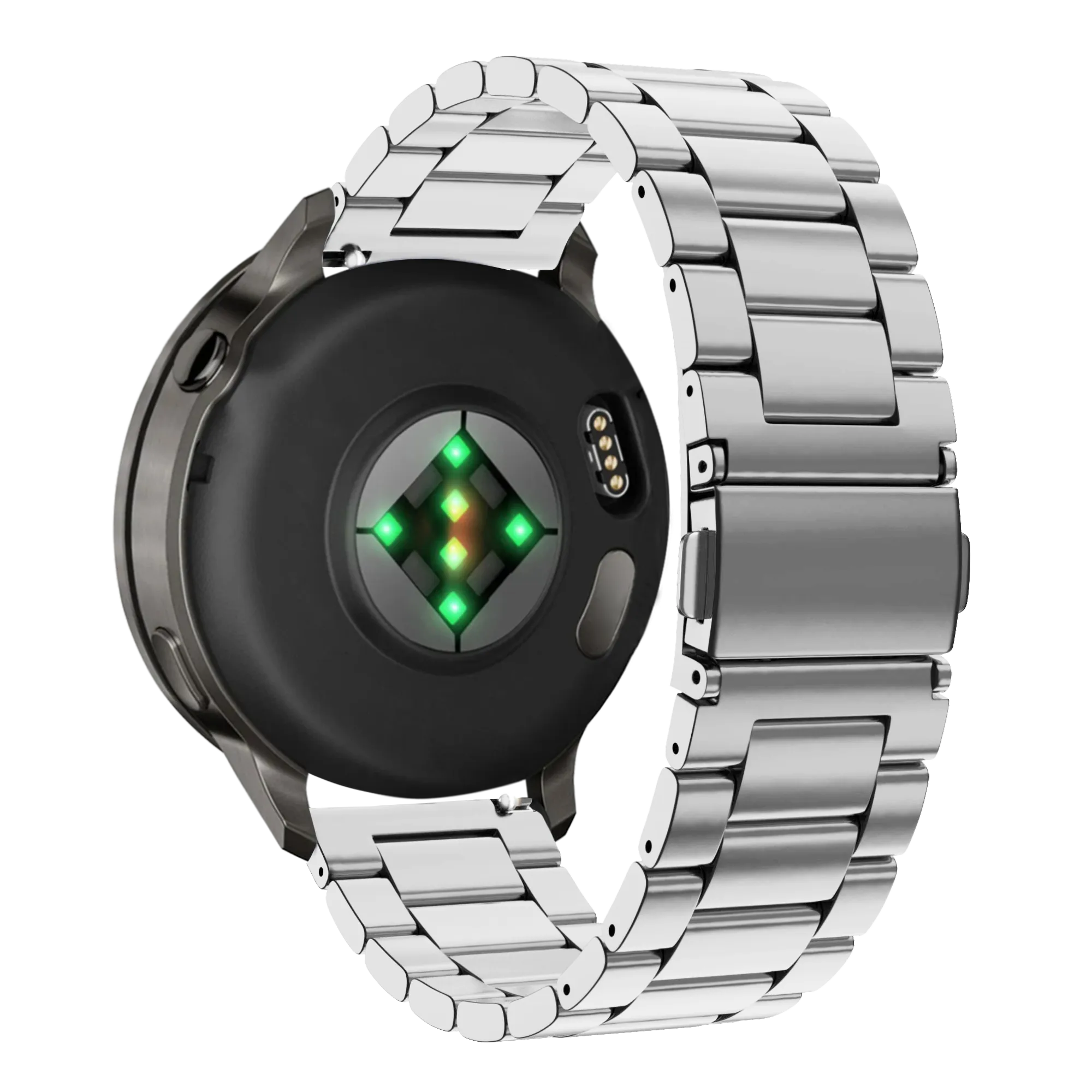 Bandz Correa acero 'Classic' Garmin Forerunner 265s (plateado)