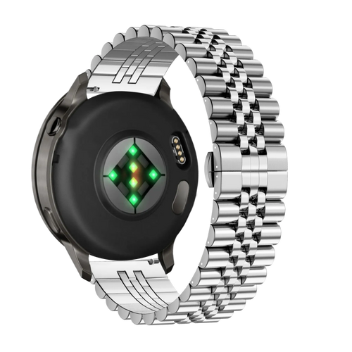Bandz Garmin Vivoactive 3 Steel Strap 'Jubilee' (Silver)