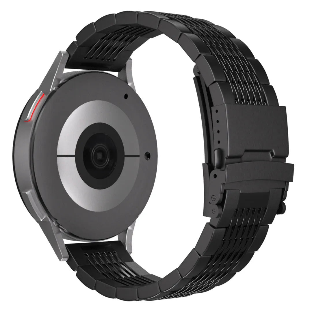 Coros Pace 2 Premium Steel Link Strap (Black)