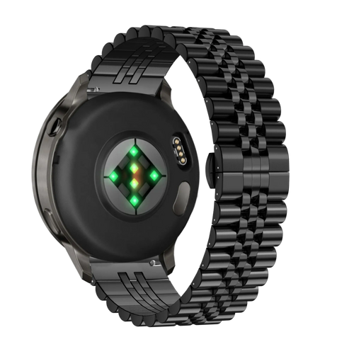 Bandz Garmin Vivomove 3 Steel Strap 'Jubilee' (Black)