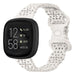 Bracelet silicone avec motif Fitbit Versa 3 (sable rose)