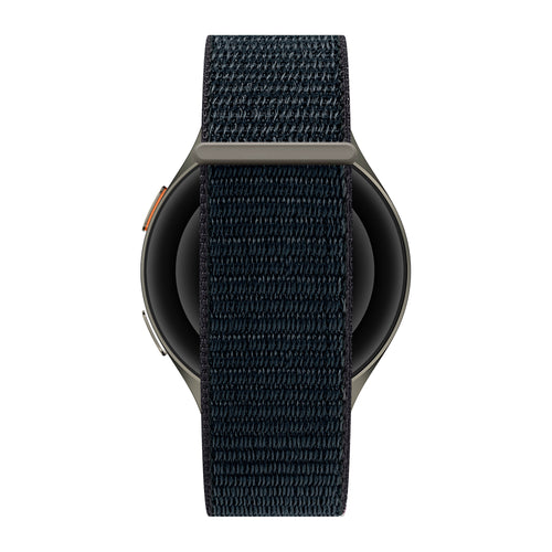 Bandz Samsung Galaxy Watch 7 - 44mm Nylon Strap 'Easy Fit' (Greyblue)