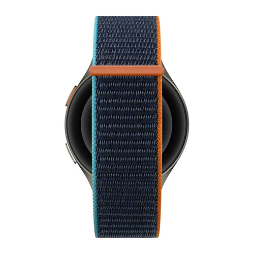 Bandz Amazfit Balance 2 Nylonarmband 'Easy fit' (Dunkel Blau Mix)