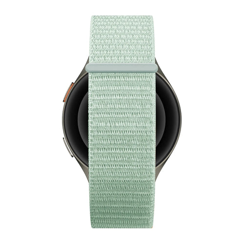 Bandz Oozoo Smartwatch 20mm Nylonarmband 'Easy Fit' (Hellgrün)