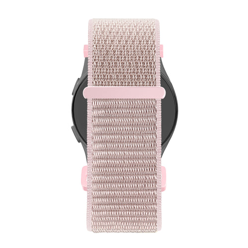 Bandz Garmin Vivomove Trend Nylon Loop Strap (Rose Gold)