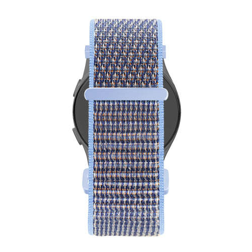 Bandz Garmin Vivomove 3 nylon loop band (azure blauw)