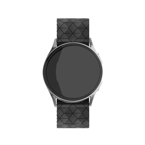 Coros Apex 2 Hexa Silikonarmband (Schwarz)