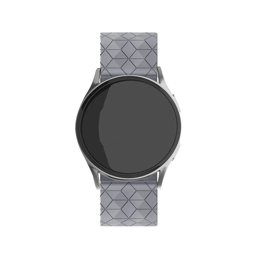 Suunto vertikales Silikonhexa -Armband (grau)