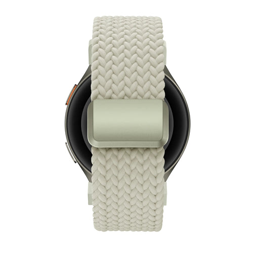 Bandz Correa tejida 'Easy Fit' Samsung Galaxy Watch FE (blanco estrella)