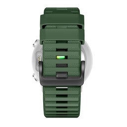 Bandz Bracelet silicone á boucle Garmin Instinct 3 - 50mm (vert foncé)