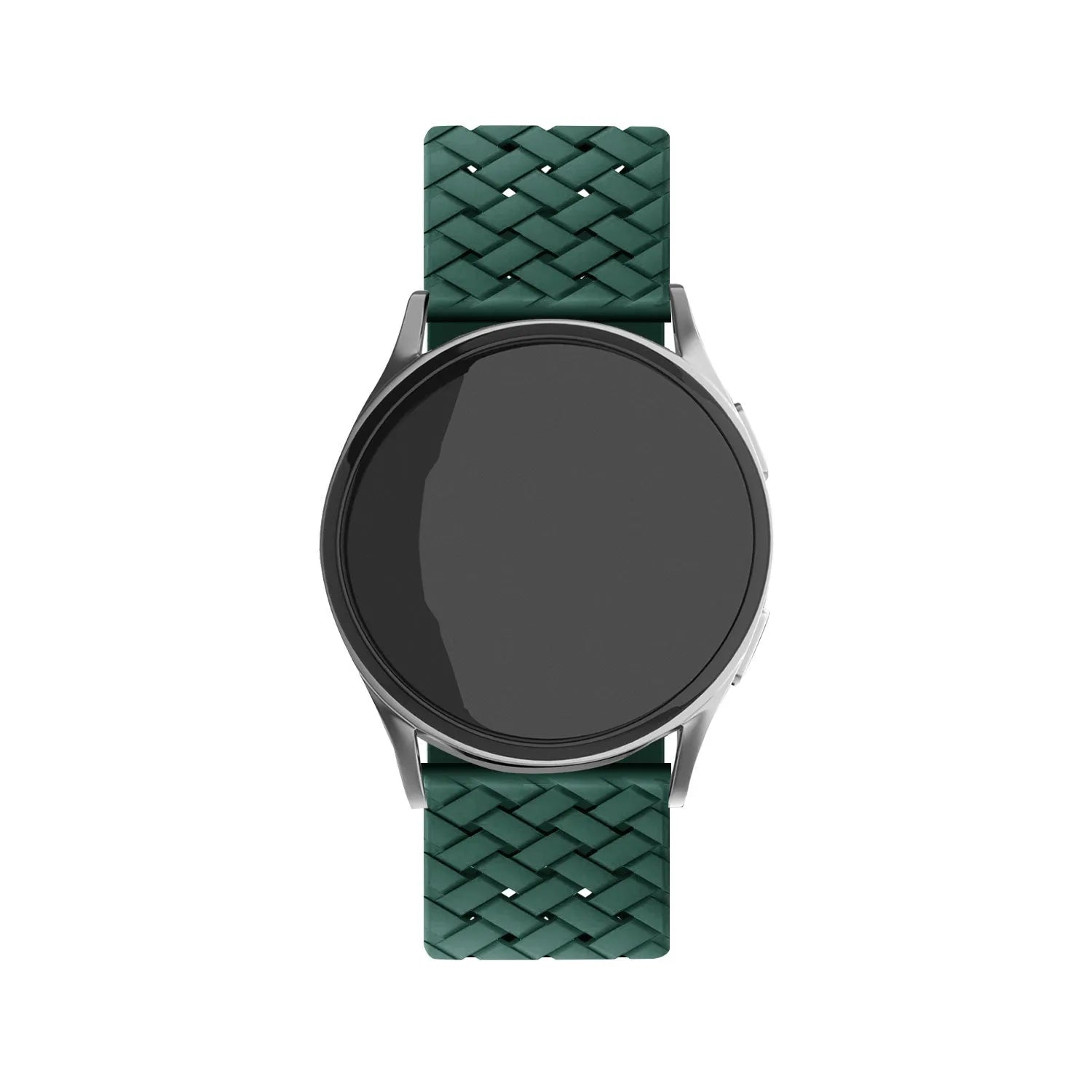 Correa silicona trenzada Amazfit Bip U (Pro) (verde oscuro)