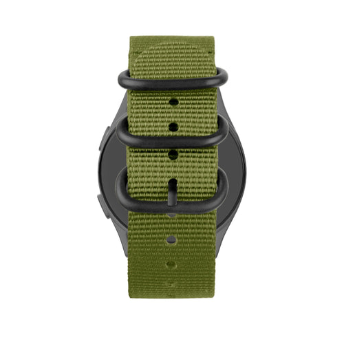 Bandz Correa nylon con hebilla Huawei Watch GT 5 Pro 46mm (verde)