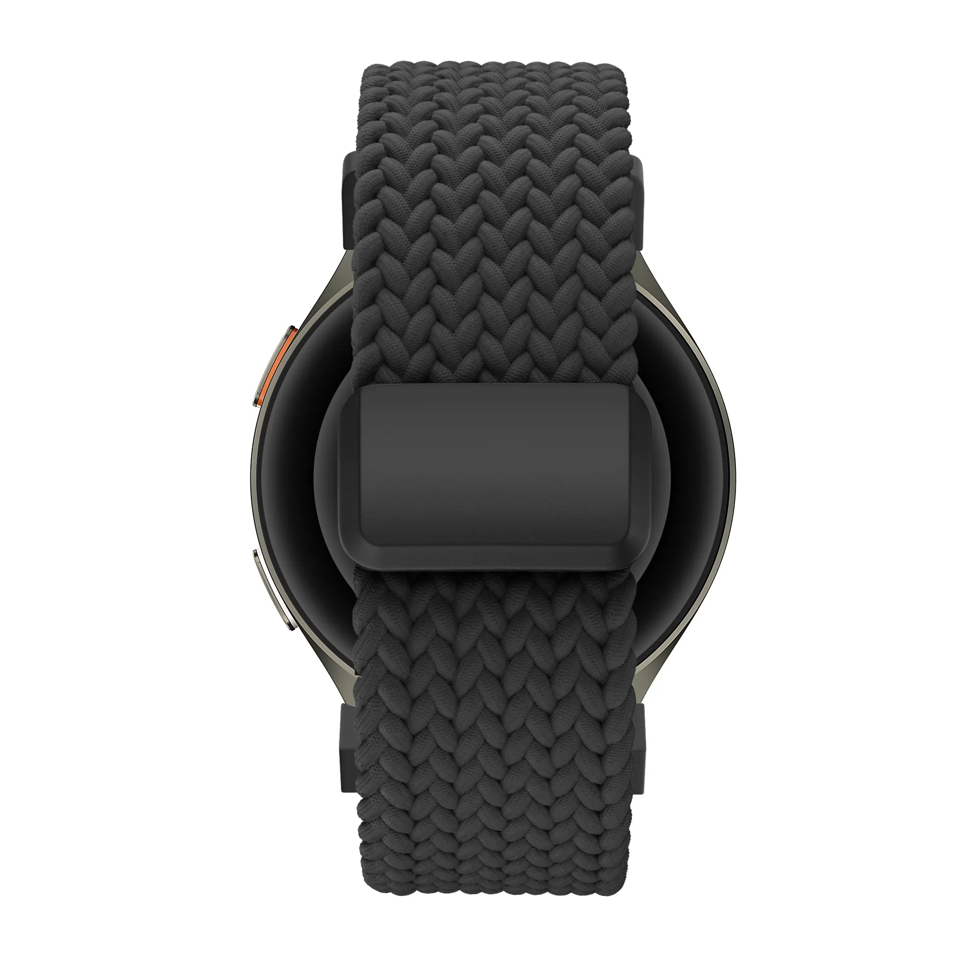 Bandz Samsung Galaxy Watch 4 40mm Geflochtenes Armband 'Easy Fit' (Schwarz)