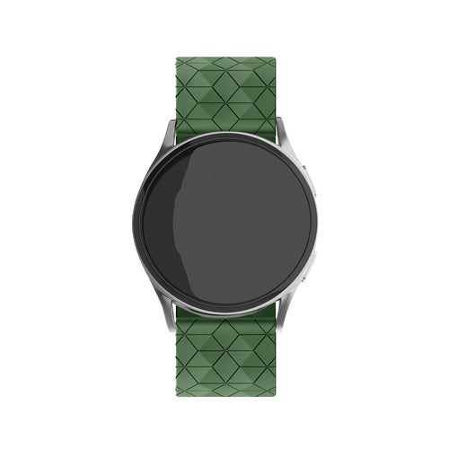 Polar Vantage M3 Silicone Hexa Strap (Army Green)