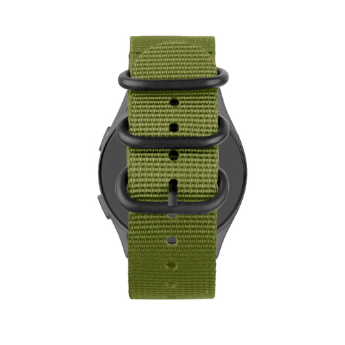 Bandz OnePlus Watch 3 Nylonarmband mit Schnalle (Grün)