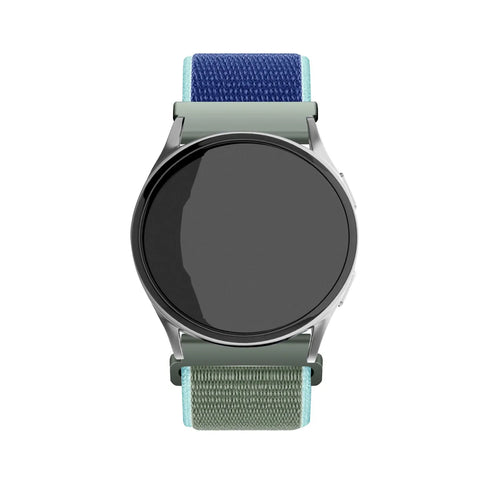 Nylon Strap, khaki, on a watch, direct front view