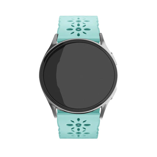 Bracelet de silicone avec relief Amazfit Bip U (Pro) (bleu-vert)