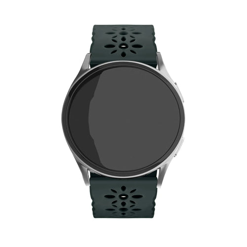 Bracelet de silicone avec relief Amazfit Active (vert sapin)