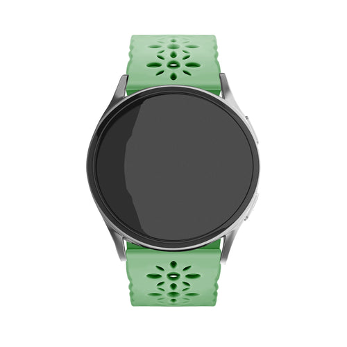 Bracelet de silicone avec relief Amazfit Active 2 (vert)