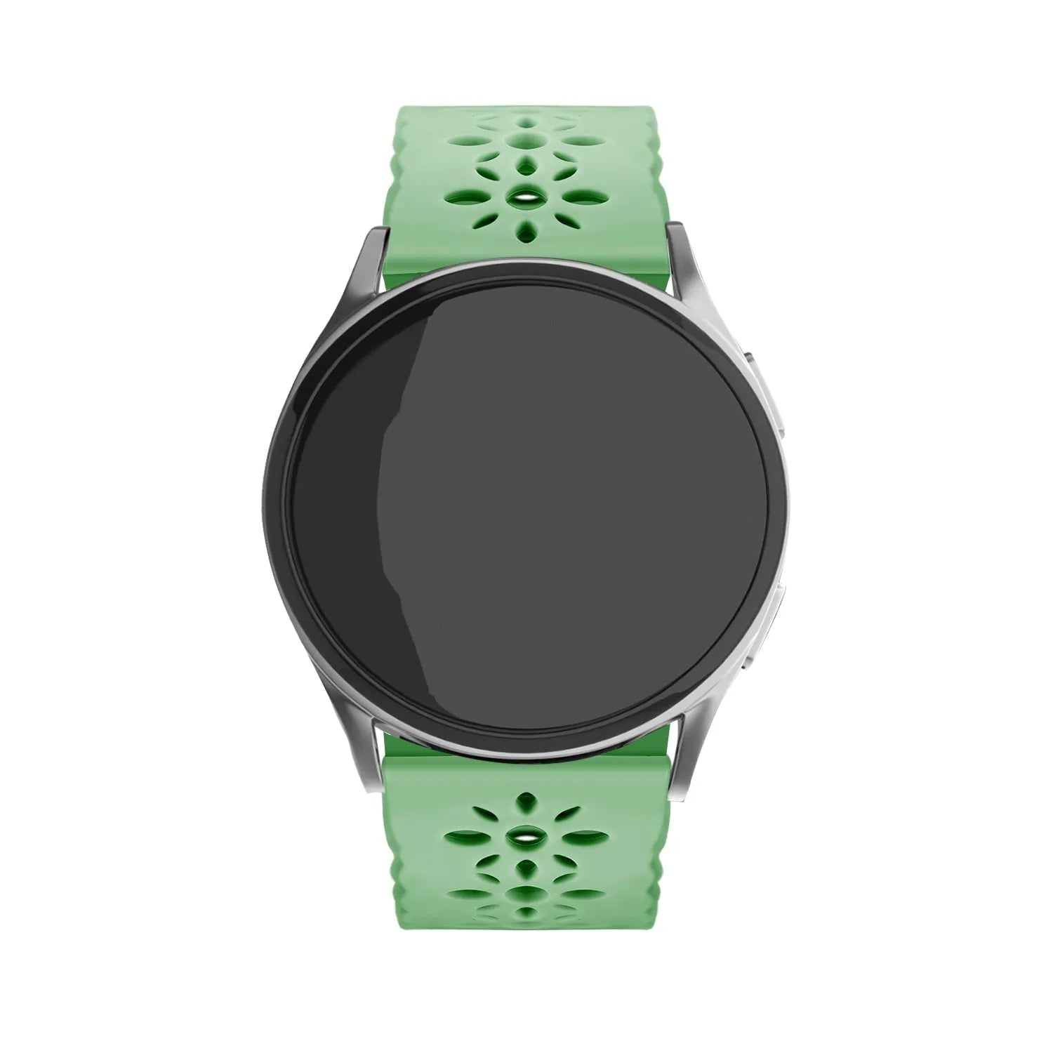 Coros Pace 2 Patterned Silicone Strap (Green)