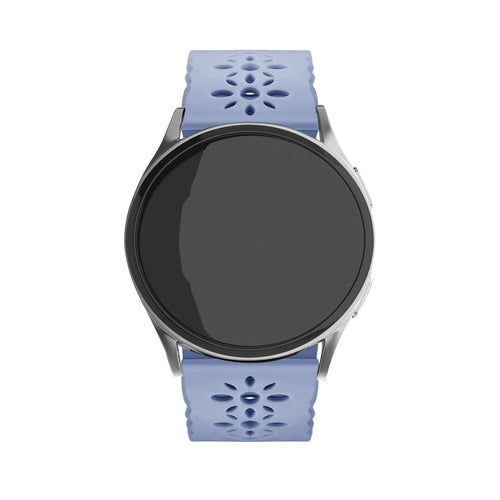 Correa de silicona con relieve Amazfit GTR Mini (gris lavanda)