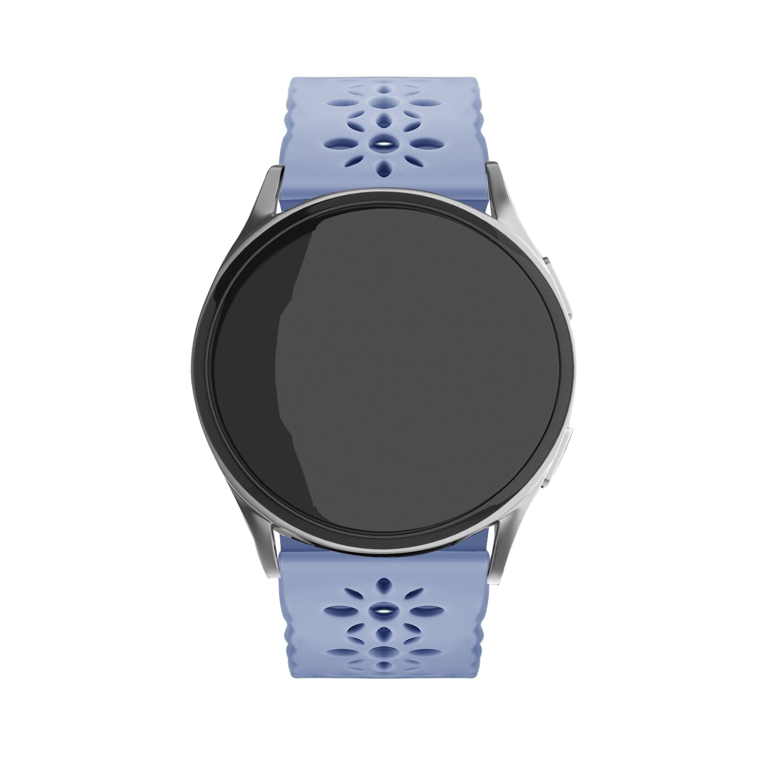 Amazfit GTS 4 siliconen bandje met patroon (lavendel grijs)