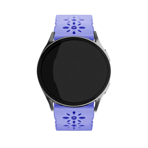 Correa de silicona con relieve Amazfit Bip 3 (Pro) (lila)