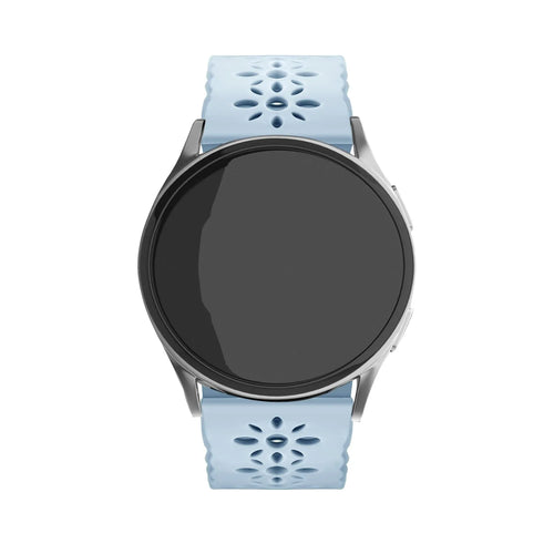 Amazfit Bip U (Pro) Gemustertes Silikonarmband (Mist Blau)