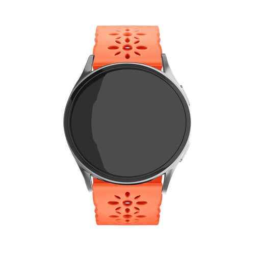 Bracelet de silicone avec relief Amazfit Bip U (Pro) (orange)