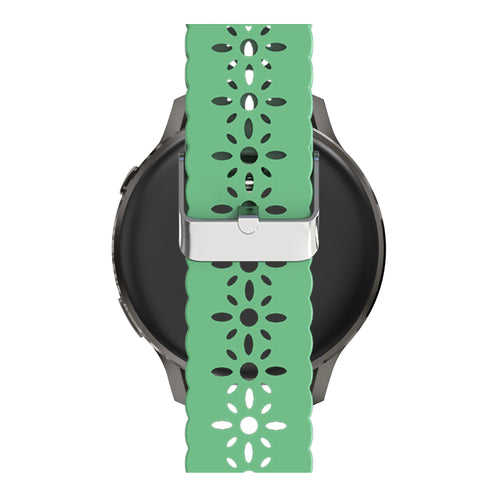 Bandz Garmin Vivomove Trend Silicone Strap 'Lace' (Light Green)