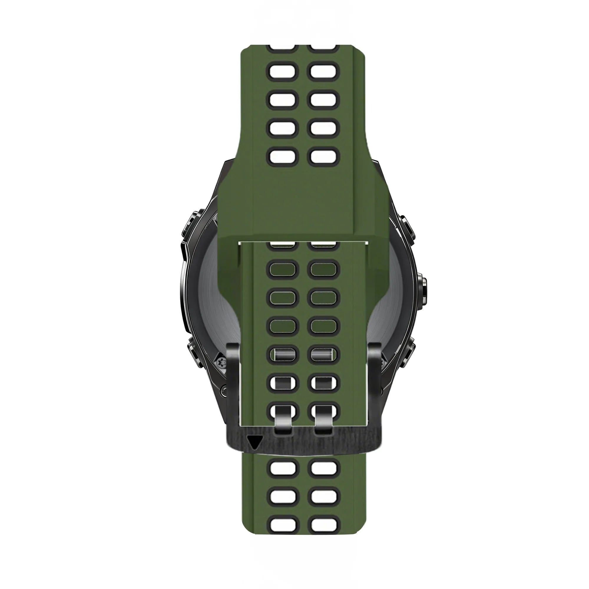 Bandz Bracelet sport avec boucle Garmin Descent G2 (verte/noir)