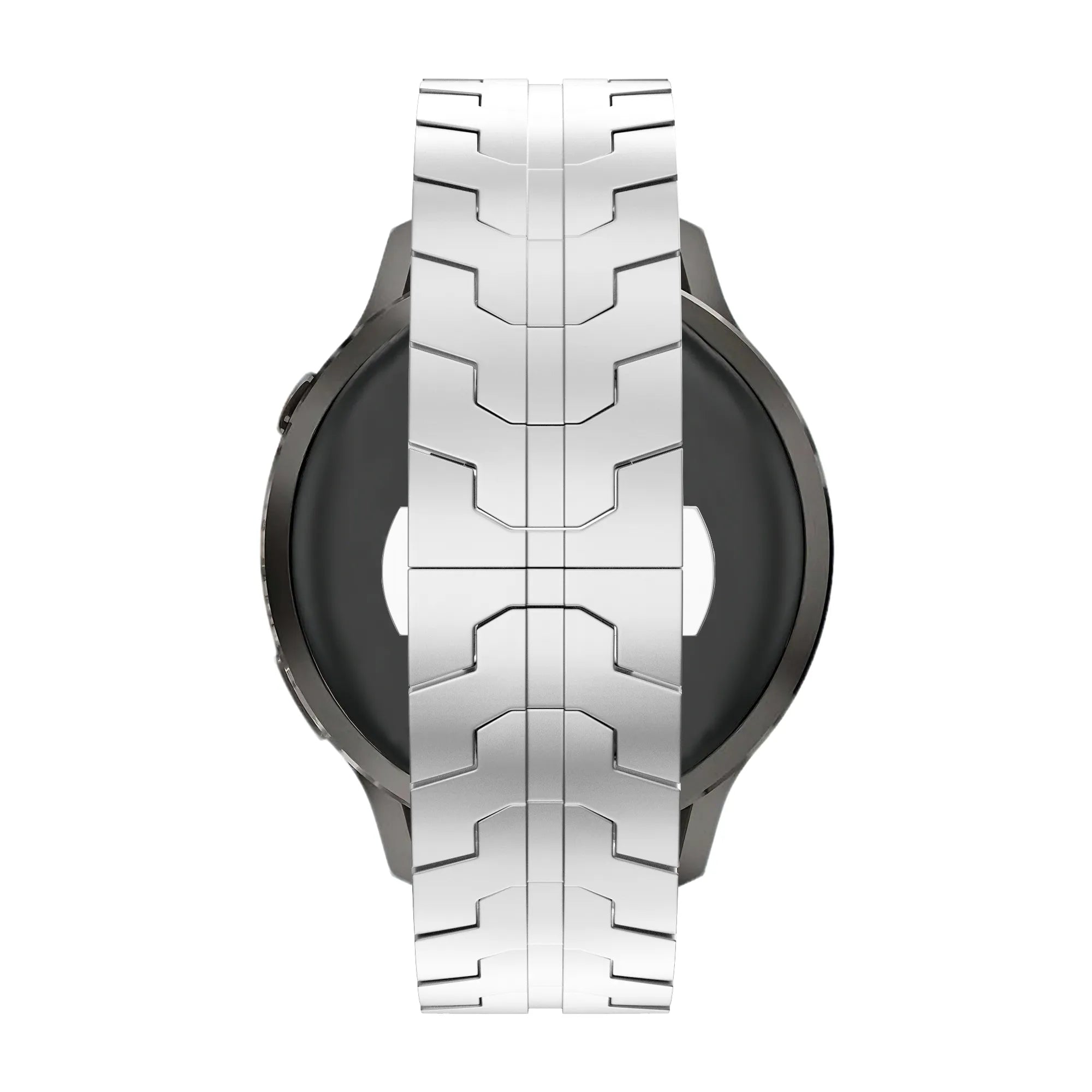 Bandz Bracelet acier 'Iron' Garmin Venu 4 - 45mm (argent)