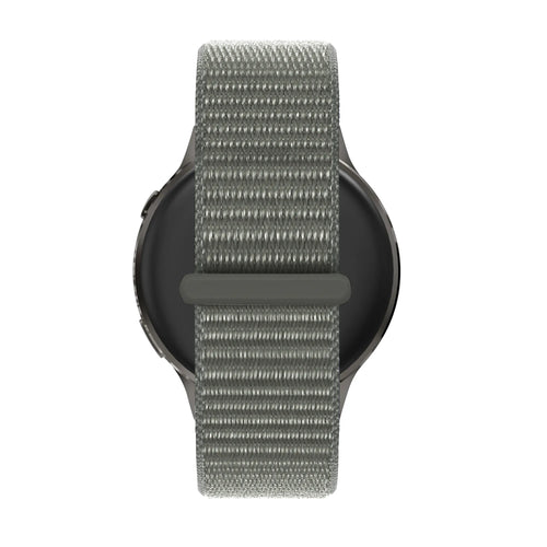 Bandz Garmin Forerunner 255 Nylon Loop Strap (Grey-Green)