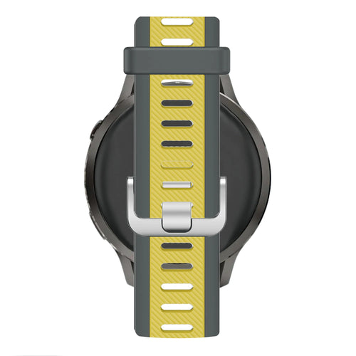 Bandz Correa deportiva 'Doble' con hebilla Garmin Forerunner 265 (gris/amarillo)