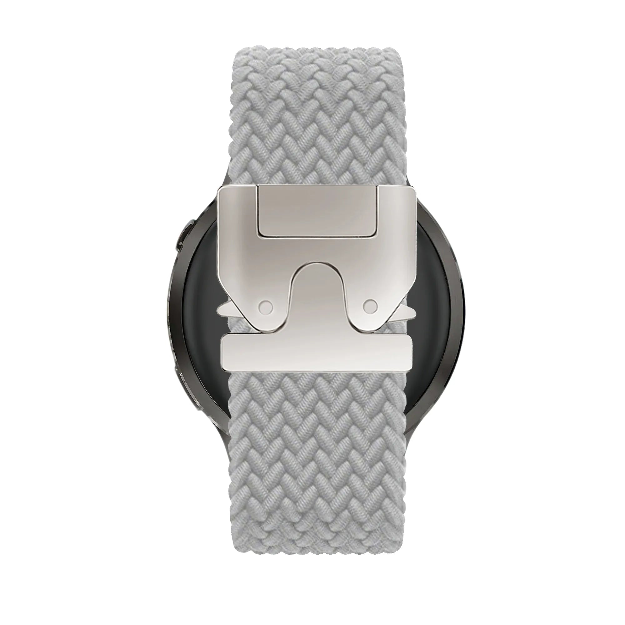 Bandz Bracelet tressé 'Parachute' Garmin Forerunner 570 - 47mm (gris clair)