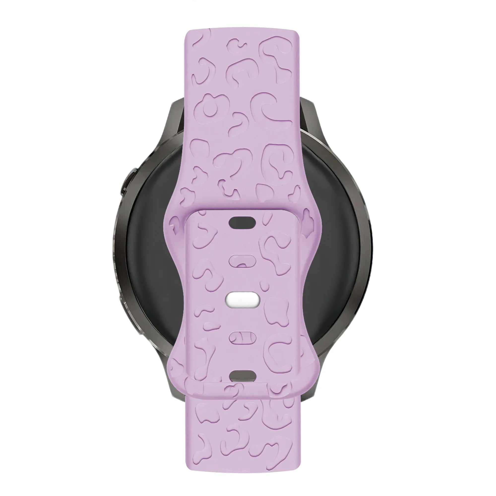 Bandz Garmin Bounce 2 Silicone Strap 'Leopard' (Light Purple)