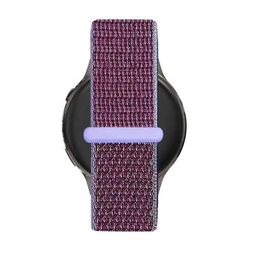Bandz Garmin Forerunner 570 - 42mm Nylon Loop Armband (Flieder)