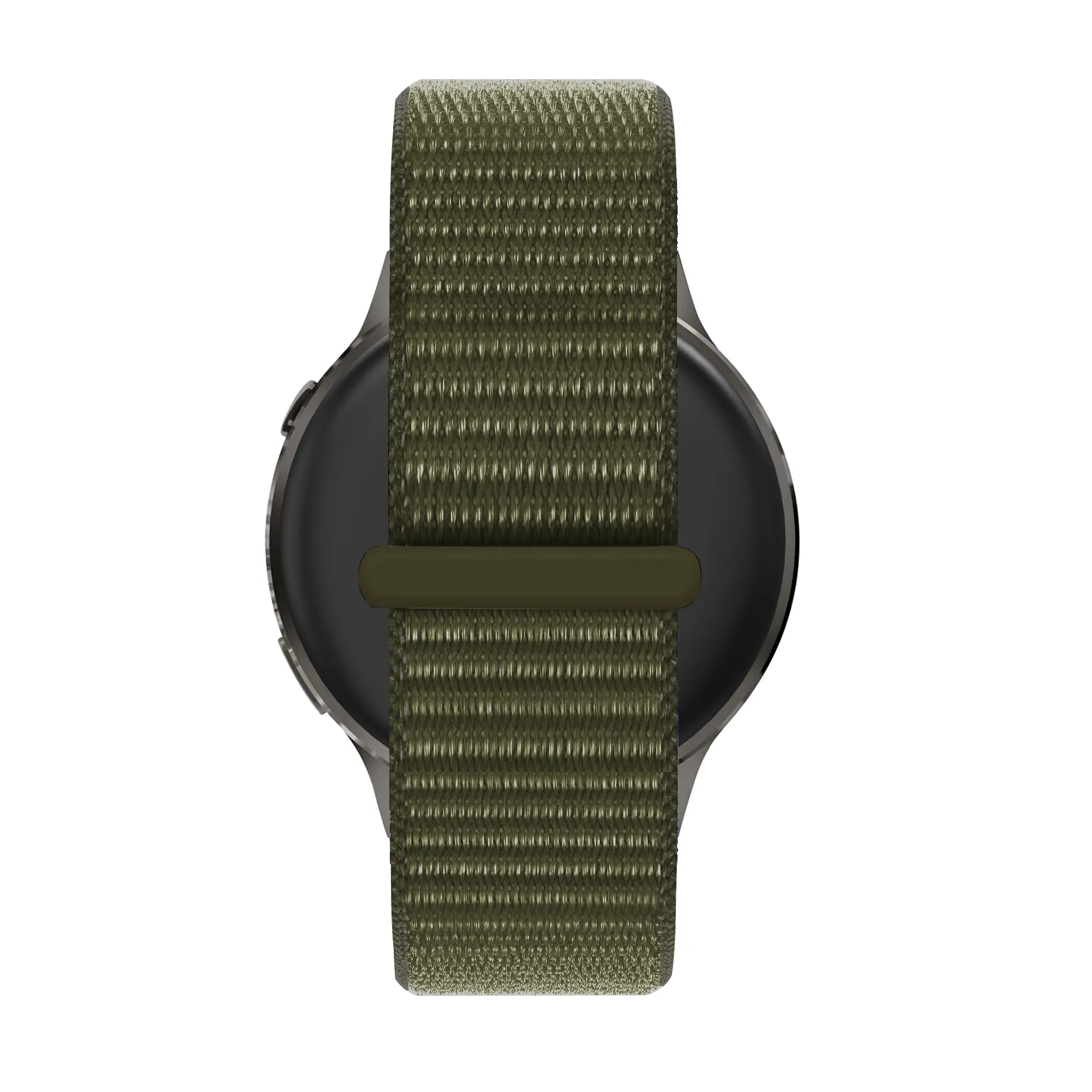 Bandz Garmin Forerunner 255 Nylon Loop Armband (Olivgrün)