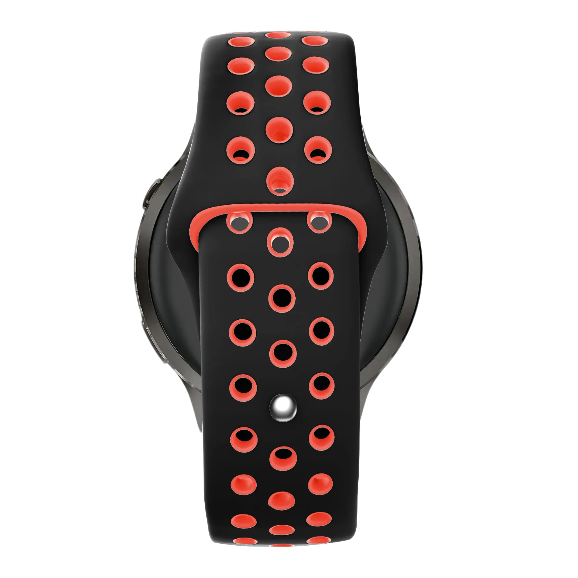 Bandz Garmin Forerunner 570 - 47mm Sportarmband 'Deluxe' (Schwarz/Rot)