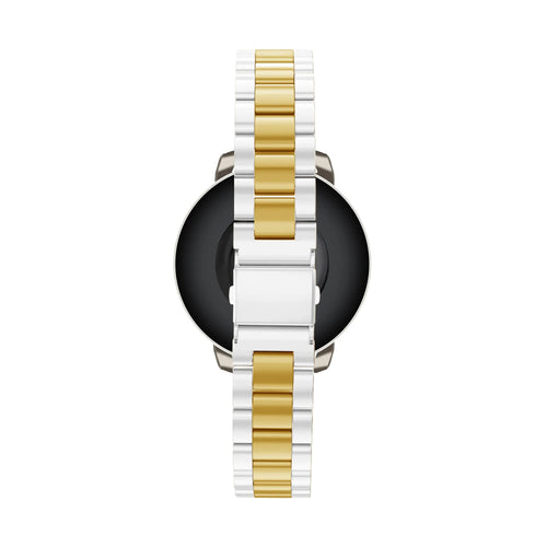 Bandz Pebble Round 2 - 14mm Steel Strap 'Classic' (Silver/Gold)