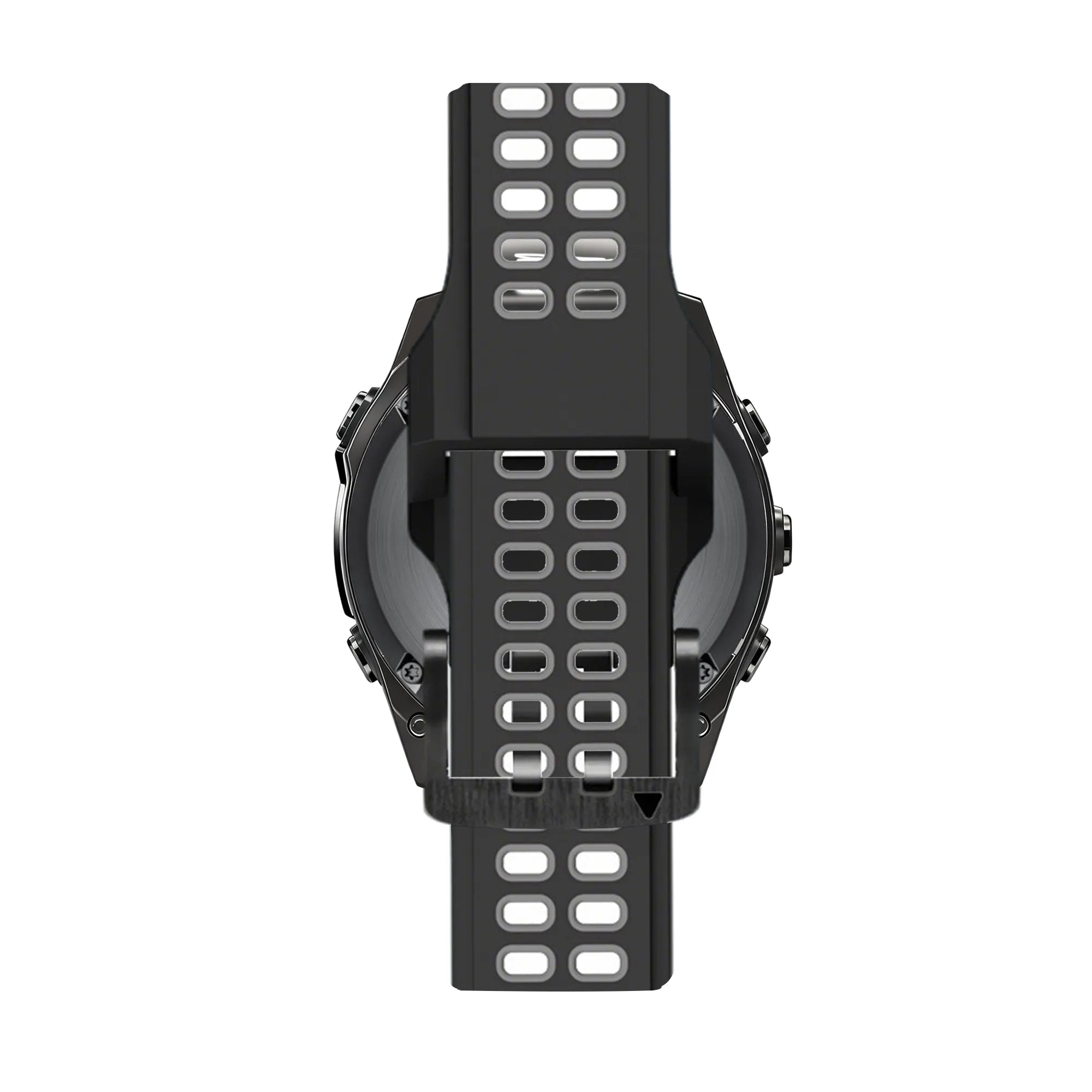 Bandz Garmin D2 Bravo Schnalle Duo Sportarmband (Schwarz/Grau)
