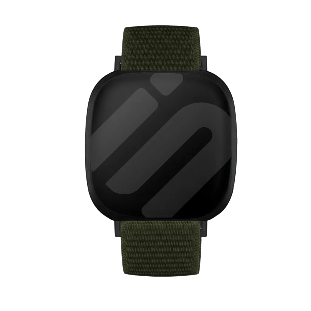 Fitbit Versa 3 Nylonarmband (Grün)