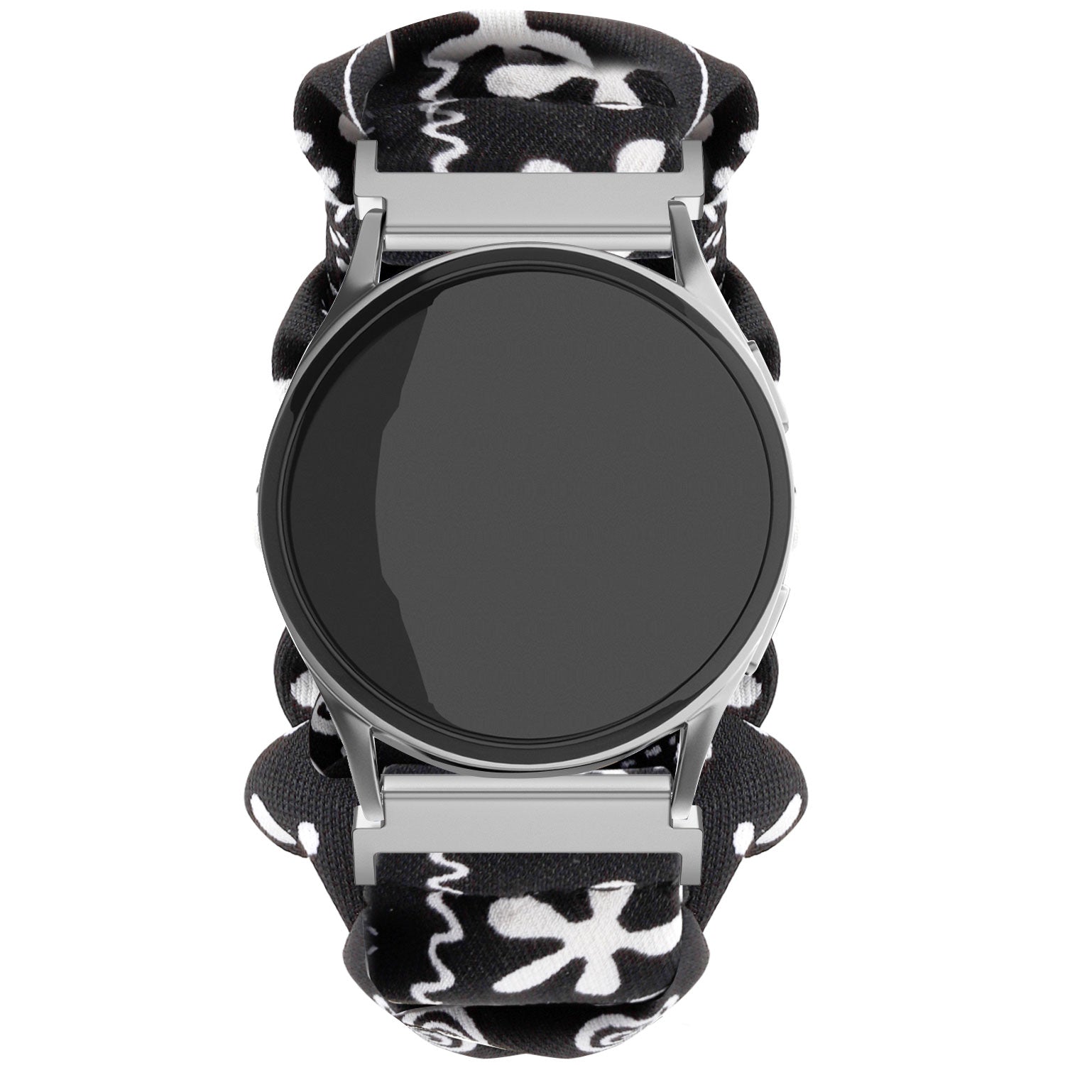 Samsung Galaxy Watch 6 Classic 43mm Scrunchie Armband (Schwarz mix)