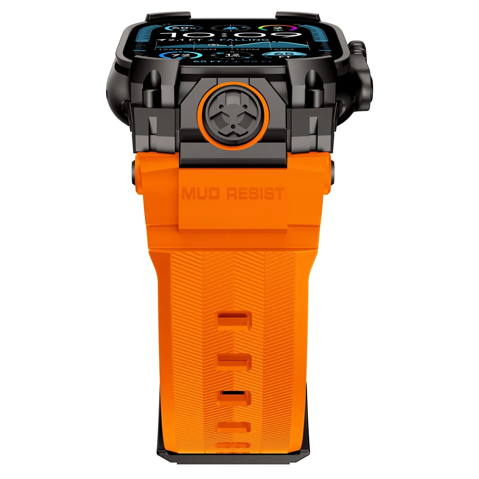 Apple Watch 'Four Claw' Silicone Strap (Orange)