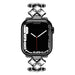 Correa acero diamante Apple Watch Ultra (negra)