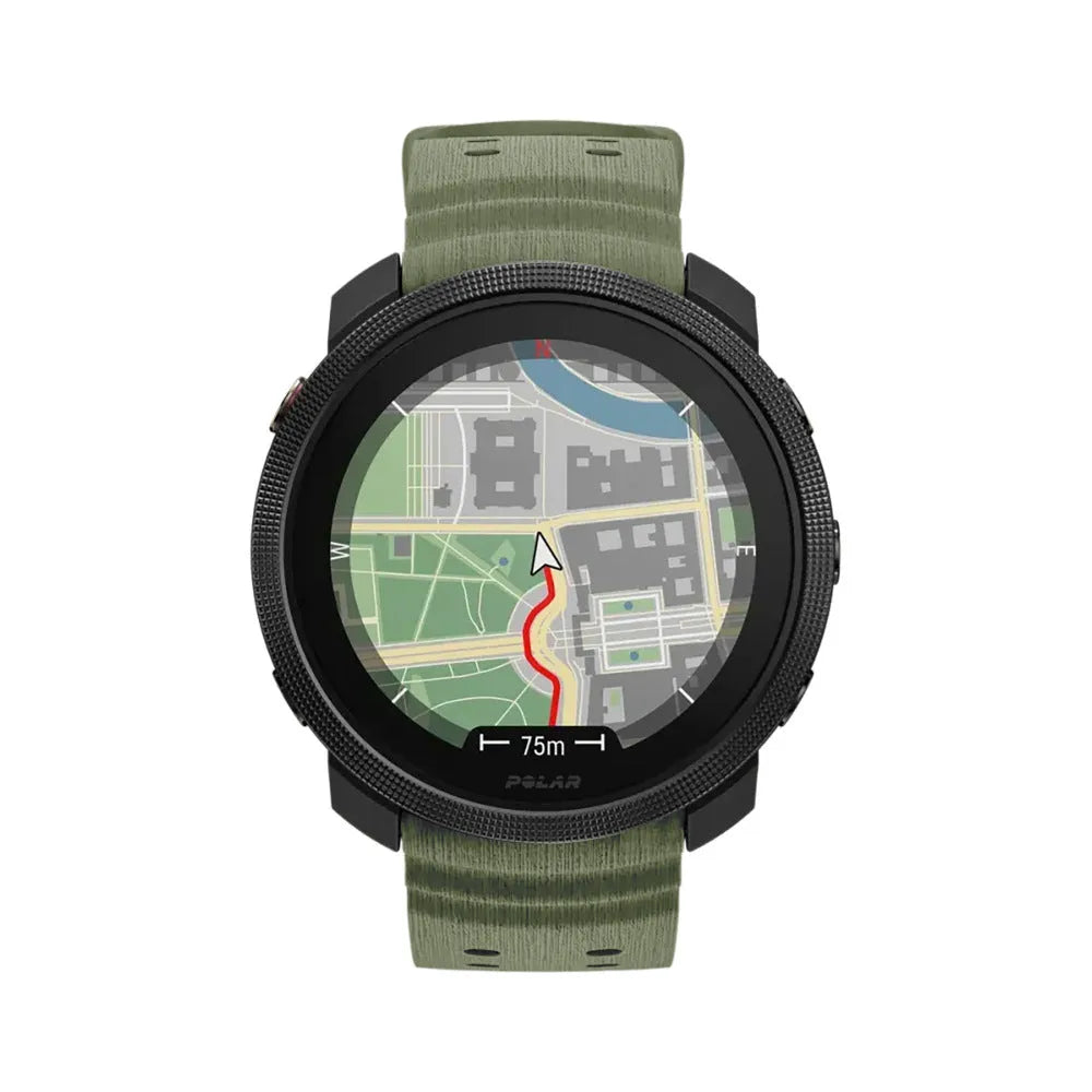 Bracelet silicone grain Polar Vantage M3 (vert armée)