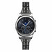Bracelet acier diamant Samsung Gear S3 (noir)