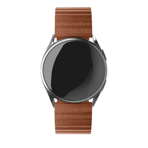 Amazfit GTS 4 Leather Loop Strap (Brown)